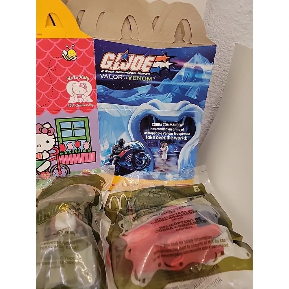 2004‎ McDonalds GI Joe Valor Venom Complete Set 1-8 Sealed w Boxes
